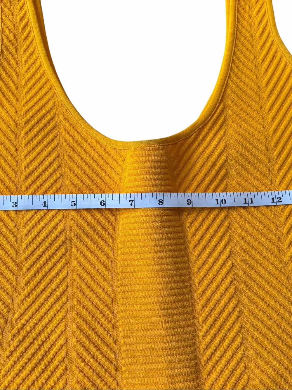 Herve Leger Knit Bodycon Dress in Mustard Yellow size medium - Picture 2 of 4